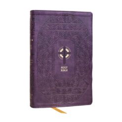 NRSVCE Purple Imitation Leather Sacraments of Initiation Catholic Bible Comfort Print