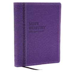 NKJV Purple Imitation Leather NoteWorthy New Testament Bible Comfort Print