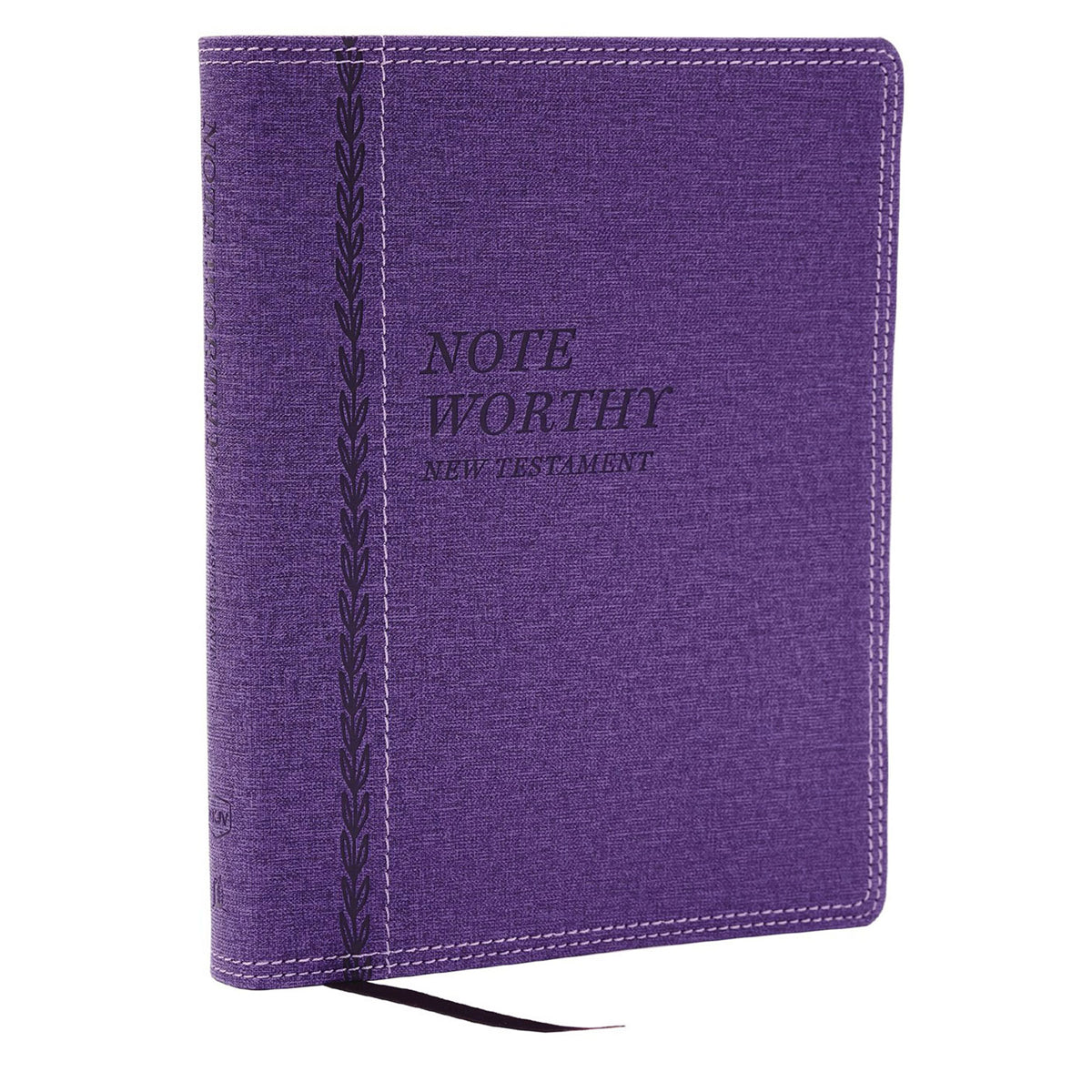 NKJV Purple Imitation Leather NoteWorthy New Testament Bible Comfort Print