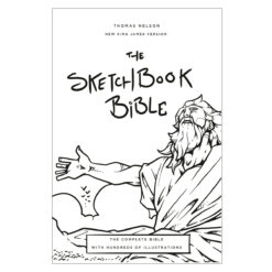 NKJV Hardcover Sketchbook Bible Red Letter Comfort Print