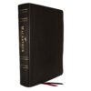 LSB Black Genuine Leather MacArthur Study Bible 2nd Edition Indexed Comfort Print