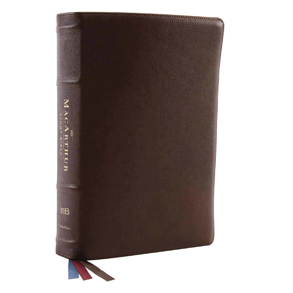 LSB Brown Genuine Leather MacArthur Study Bible 2nd Edition Comfort Print