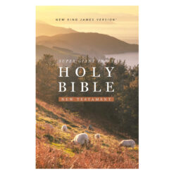 NKJV Paperback New Testament Bible Red Letter Super Giant Comfort Print 