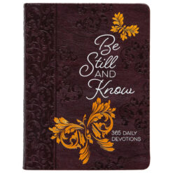 Be Still And Know: 365 Daily Devotions Brown (Imitation Leather)