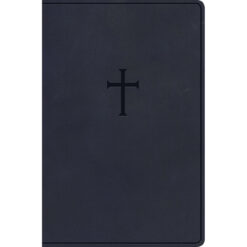CSB Everyday Study Bible Cross Navy (Imitation Leather)