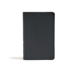 CSB Personal Size Bible Black (Genuine Leather)