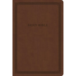 CSB Brown Imitation Leather Thinline Value Edition Bible Large Print