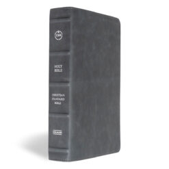 CSB Marbled Slate Genuine Leather Single-Column Personal Size Handcrafted Bible
