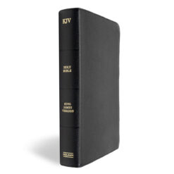 KJV Black Genuine Leather Personal Size Bible Giant Print