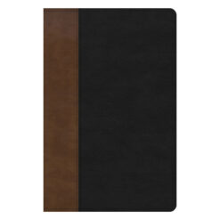 KJV Black and Brown Imitation Leather Personal Size Bible Giant Print Indexed