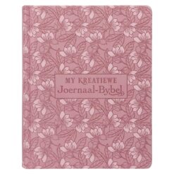 NLV Pienk Hardeband Kunsleer My Kreatiewe Joernaal-Bybel