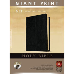 NLT Holy Bible Giant Print With Sleeve Black (Bonded Leather)