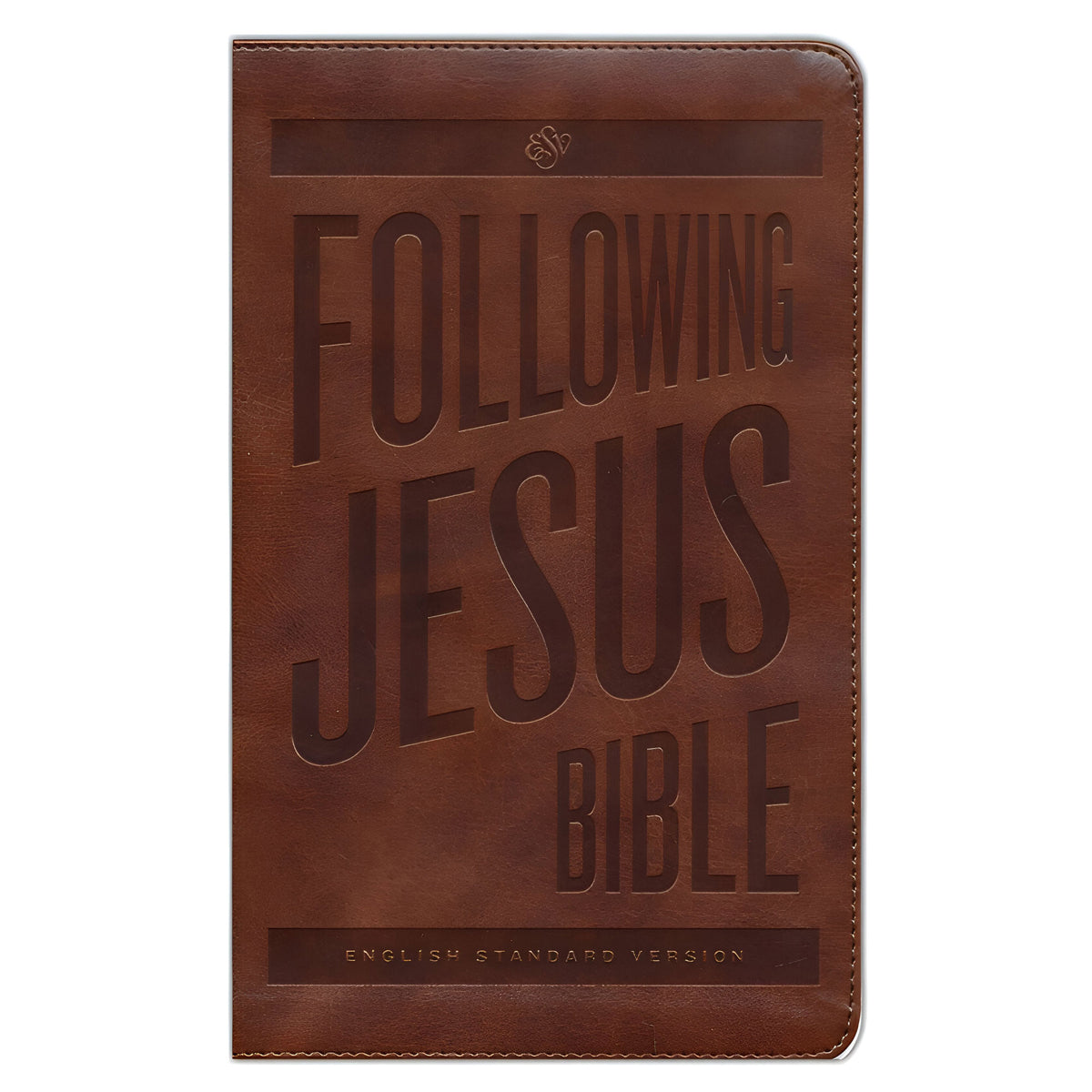 ESV TruTone Brown Imitation Leather Following Jesus Bible