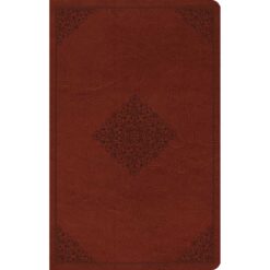 ESV Large Print Value Thinline Bible Tan Ornament Design (Imitation Leather)
