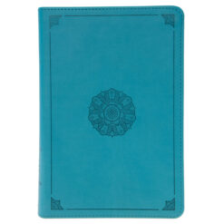 ESV Study Bible Personal Size Turquoise / Emblem (Imitation Leather)