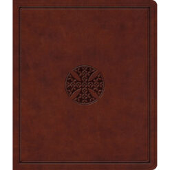 ESV Journaling Bible Brown Mosaic Cross Design (Imitation Leather)