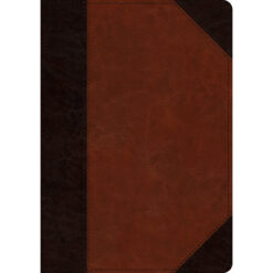 ESV Large Print Wide Margin Bible Brown / Cordovan (Imitation Leather)
