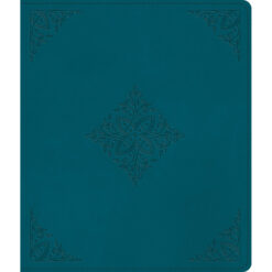 ESV Journaling Bible Fleur-De-Lis Design Deep Teal (Imitation Leather)