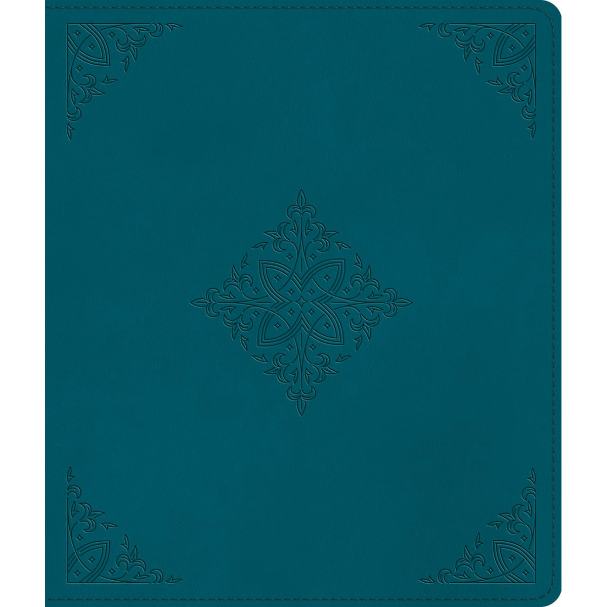 ESV Journaling Bible Fleur-De-Lis Design Deep Teal (Imitation Leather)