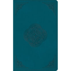 ESV Thinline Bible Rotunda Design Deep Teal (Genuine Leather)