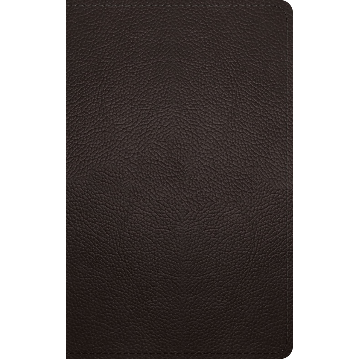 ESV Large Print Personal Size Bible Deep Brown (Genuine Leather With Ribbon Marker)