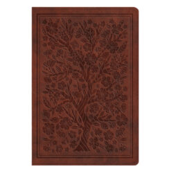 ESV Chestnut Almond Tree Design Imitation Leather Women's Study Bible
