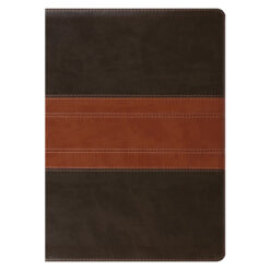ESV Forest and Tan Imitation Leather Personal Size Study Bible