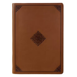 ESV Imitation Leather Trutone English Saddle Ornament Design Study Bible