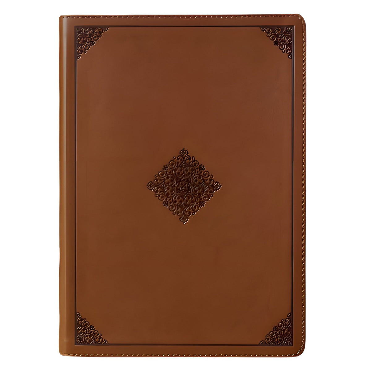 ESV Imitation Leather Trutone English Saddle Ornament Design Study Bible