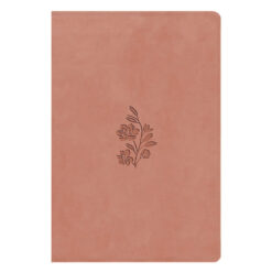 ESV Blush Rose Floral Bloom Design Imitation Leather Women's Study Bible