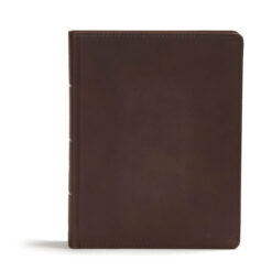 CSB Brown Genuine Leather Study Bible