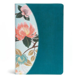 CSB Study Bible For Women Teal Flowers (Imitation Leather)