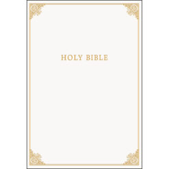 CSB Family Giant Print Bible White Bonded Leather Over Board (Bonded Leather)