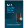 NLT Study Bible Indexed Twilight Blue / Brown (Imitation Leather)