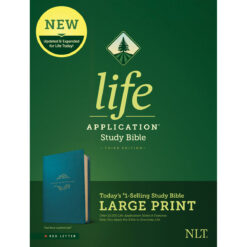 NLT Life Application Study Bible 3rd Edition Large Print Teal (Imitation Leather)