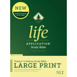 NLT Life Application Study Bible 3rd Edition Large Print Red Letter (Hardcover)