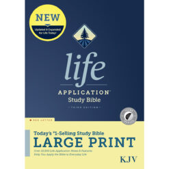 KJV Life Application Study Bible, Third Edition, Large Print, Red Letter, Indexed (Hardcover)