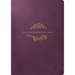 KJV Life Application Study Bible, 3rd Ed, Large Print, Red Letter, Indx, Purple (Imitation Leather)