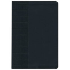 NLT Filament Thinline Reference Bible Large Print Red Letter Cross Grip Black (Imitation Leather)