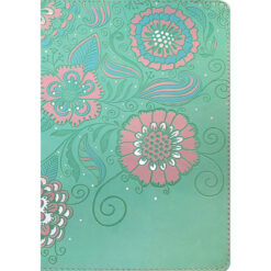 NLT Girls Life Application Study Bible Teal / Pink(Imitation Leather)