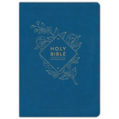 NLT Holy Bible Giant Print Red Letter Blue (Imitation Leather)