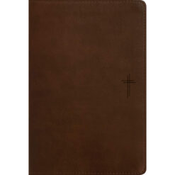 NLT Filament Compact Bible, Red Letter, Rustic Brown (Imitation Leather)