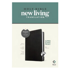 NLT Filament Bible Super Giant Print Red Letter Black Indexed (Imitation Leather)