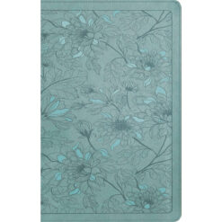NLT Filament Thinline Reference Bible, Red Letter, Floral Teal (Imitation Leather)
