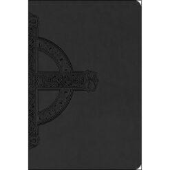 KJV Filament Premium Value Thinline Bible Large Print Black Celtic Cross (Imitation Leather)