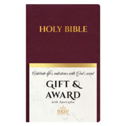 NRSV Burgundy Imitation Leather Gift & Award Bible Updated Edition with Apocrypha