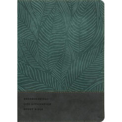 NLT Palm Forest Teal Imitation Leather Chronological Life Application Study Bible Second Edition