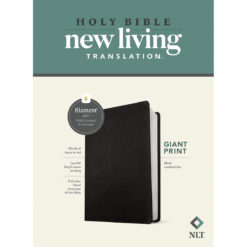 NLT Black Imitation Leather Filament-Enabled Giant Print Bible