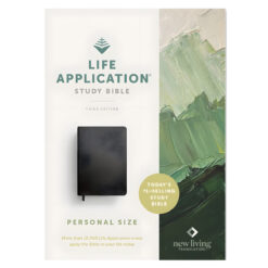 NLT Black Imitation Leather Personal Size Life Application Study Bible Third Edition