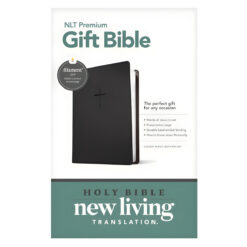 NLT Classic Black Imitation Leather Filament Premium Gift Bible